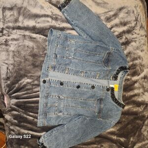 Ruby Rd Blue Jean Jacket size 14